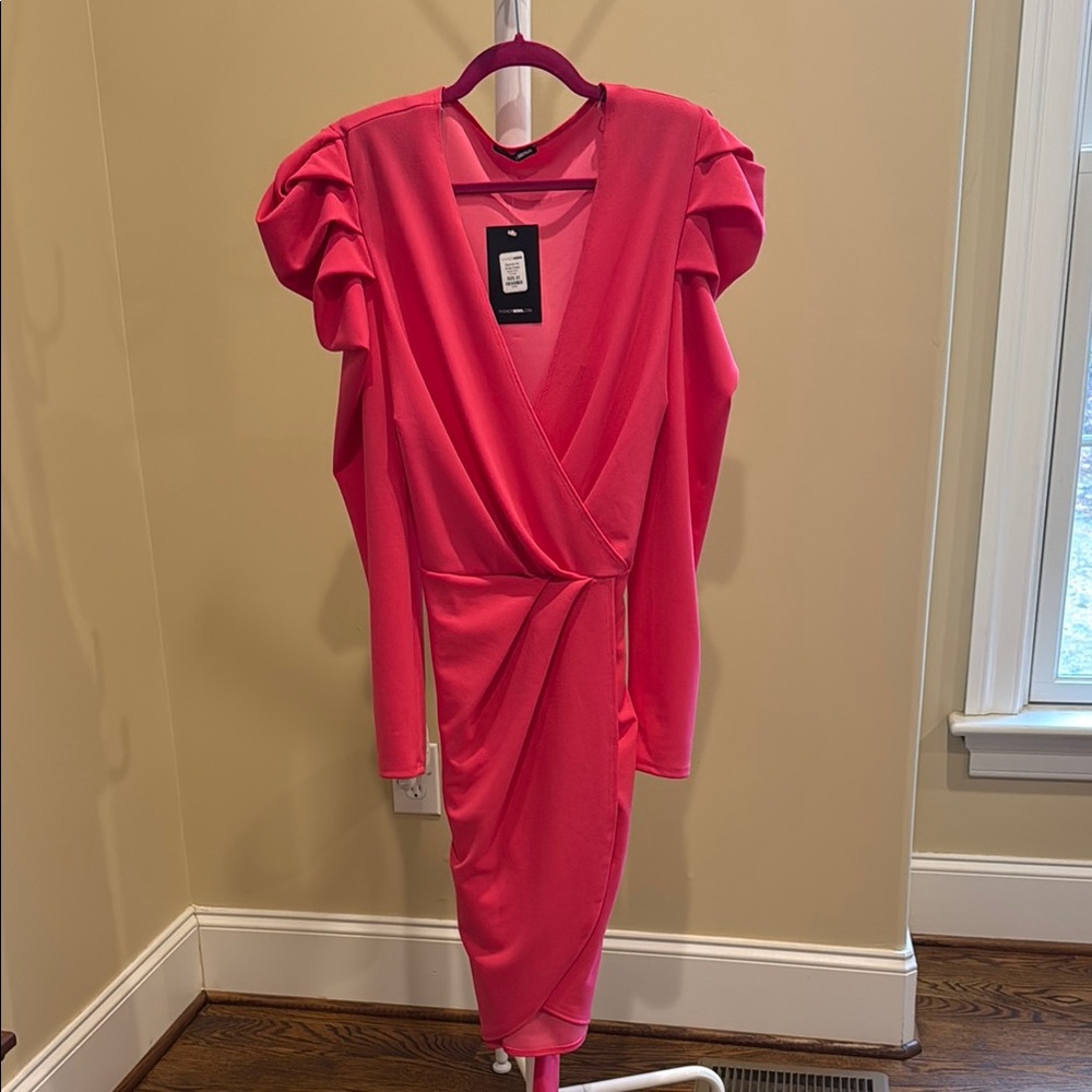 Elegant Coral Dress